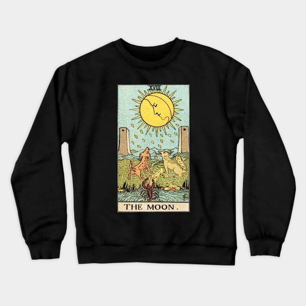 THE MOON Crewneck Sweatshirt by WAITE-SMITH VINTAGE ART